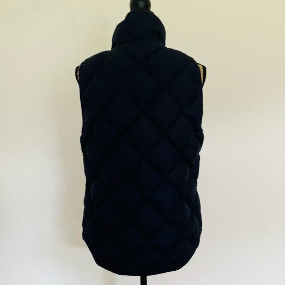 J. Crew Womens Excursion Navy Quilted Down Vest Style #49194 - Picture 8 of 10